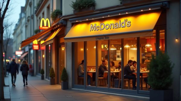 Savourer des spécialités au restaurant McDonald's France